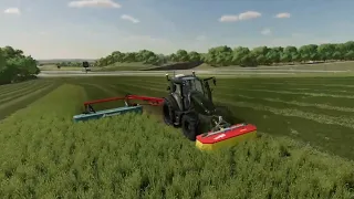 Mowing Grass in Elmcreek Map | No Mods Challange | Farming Simulator 22