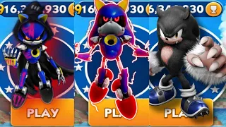 Sonic Dash - super metal sonic vs metal sonic vs Wererhog - All 60 Characters Unlocked Gameplay Live