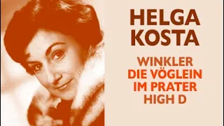 Helga Kosta - Winkler: Die Vöglein im Prater, circa 1960, High D
