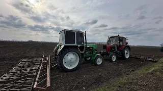 Закриття вологи🚜✌️ мтз і юмз в роботі💪💪💪