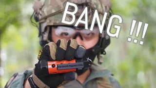 "THUNDER CAP" 3D Printed Airsoft Flashbang (Impact Grenade)