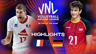 🇫🇷 FRA vs. 🇩🇪 GER - Highlights Week 3 | Men's VNL 2023