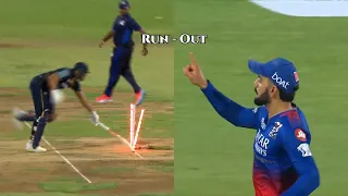 Virat Kohli Run Out Today Match | Virat Kohli Run Out Shahrukh Khan | RCB Vs GT Match IPL 2024