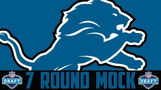 Detroit Lions 7 Round Mock Draft