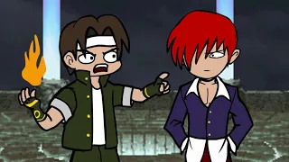 The true ending of KOF 97 (a KOF parody cartoon)