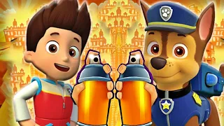 Paw Patrol Ryder Subway Runner vs Paw Patrol Paws Jungle Run Gameplay