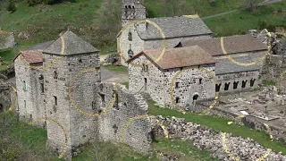 Abbaye de Mazan - Ligne de partage des Eaux des Monts d'Ardèche