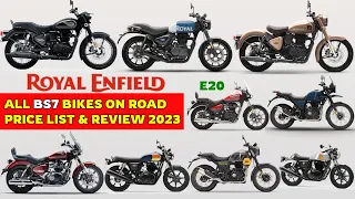 Royal Enfield All Motorcycle Price List 2023 |💥 On Road Price | Mileage | OBD2 & E20 | Classic 350