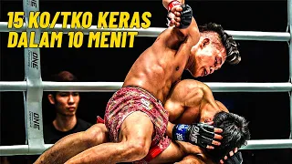 15 KO/TKO Bintang Indonesia Dalam 10 Menit | Retrospeksi ONE