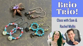 How to Make Earrings with Briolette Beads - Rachel Mallis and Sam of Sam's Bead Shop