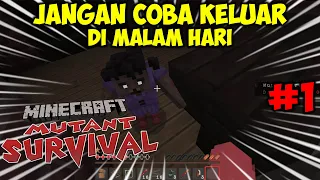 AKU DAN @GemmaD MAU KE WORLD SANS SMP TAPI TERDAMPAR DISINI - Minecraft Mutant Survival #1 Indonesia