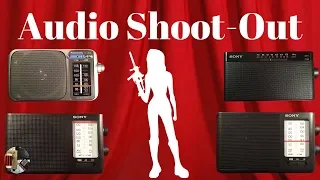 Sony ICF-506, ICF-19, ICF-306 and Panasonic RF-2400D Audio Shoot-Out