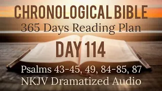 Day 114 - One Year Chronological Daily Bible Reading Plan - NKJV Dramatized Audio Version - April 24