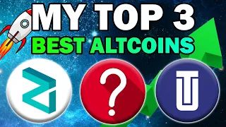 These Altcoins Will KEEP PUMPING (My Top 3 Coins RIGHT NOW)