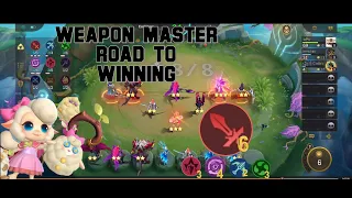 WEAPON MASTER SYNERGY ROAD TO WINNING // BEST SYNERGY COMBO MAGIC CHESS