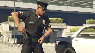GTA 5 Game of Policeman #1 - THE BEGINNING OF SERVICE IN THE GUTTO!!!