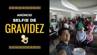 Anunciando nossa Gravidez com Selfie