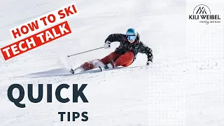 Back on Snow / get better on carving / quick tips by KILI WEIBEL