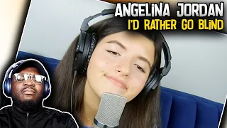 Angelina Jordan (13) - I'd Rather Go Blind | REACTION/REVIEW