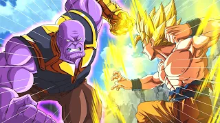 Goku BEATS Thanos!? What if GOKU was in the MCU? Marvel Goku Full Story