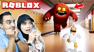 DEV KIRMIZI CANAVARDAN KAÇTIK !! 😱 Roblox