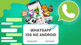 ATUALIZADO! WhatsApp IDÊNTICO do iOS no Android + Editar Mensagens envidas