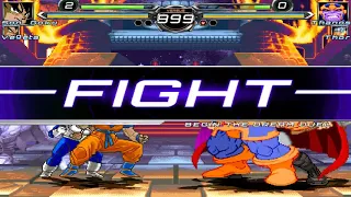 NICK54222 MUGEN: Goku and Vegeta VS Thanos and Thor