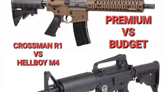 Crosman R1 (dpms) vs Airventuri Hellboy M4. Budget rifle vs top of the line rifle review