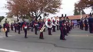 "March of the Armed Forces" - PGHS Band in Veterans Day Parade 2014