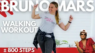 BRUNO MARS WALKING WORKOUT! || At home LOW IMPACT walking workout to song from BRUNO MARS