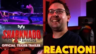 REACTION! Sharknado 4: The 4th Awakens Official Teaser Trailer - SyFy Movie