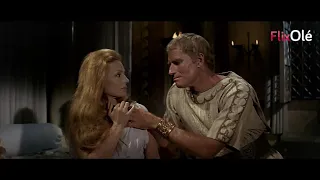 Charlton Heston y Carmen Sevilla en 'Marco Antonio y Cleopatra'