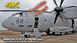 Alenia C-27J "Spartan" Military Cargo (inside view & details)