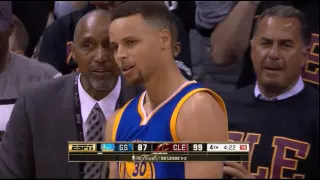 Stephen Curry hits fan with mouthpiece and gets ejected for 1st time in career - NBA FINALS GAME 6