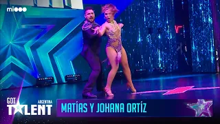 Matías y Johanna Ortíz - Bailarines de salsa | Audiciones | Got Talent Argentina 2023
