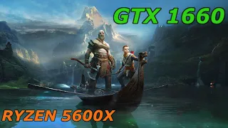 God of War | GTX 1660 | Ryzen 5 5600X | 1080p fps test | High Medium Low