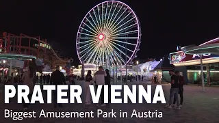 Vienna Austria, Prater Park - Austria Biggest Amusement Park, 4K UHD