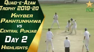 Highlights Day 2 | KP vs Central Punjab | Quaid e Azam Trophy 2019-20