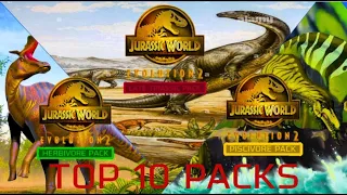 TOP 10 Dinosaur Packs for Jurassic World Evolution 2!