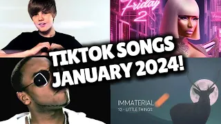 Top Trending Songs on TikTok - JANUARY 2024!