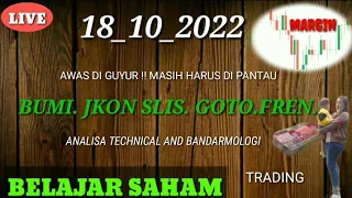 BUMI JKON  GOTO  SLIS  FREN  !! ANALISA SAHAM HARI INI.