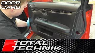 How to Remove Door Card Panel - Audi A4 S4 RS4 - B6 B7 2001-2008 - TOTAL TECHNIK