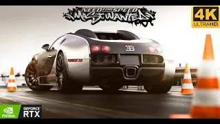 Need For Speed Most Wanted (2005): Final Boss Race (4K 60FPS)  // Bugatti Veyron vs BMW M3 GTR