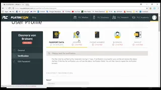 +++PlatinCoin verification EN