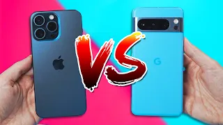 Klare Sache ⚡️ iPhone 15 Pro Max VS Pixel 8 Pro Vergleich