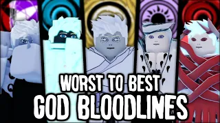 ALL *GOD* Bloodlines RANKED From WORST To BEST | Shindo Life Bloodline Tier List