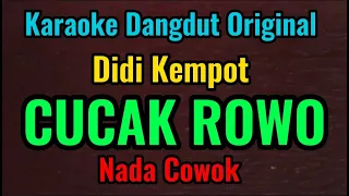 CUCAK ROWO - Didi Kempot - Karaoke Dangdut Original // Nada Cowok