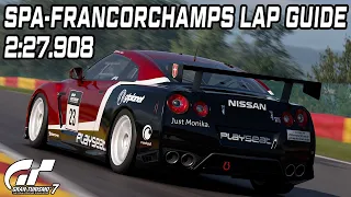 [Gran Turismo 7] Daily Race Lap Guide - Circuit de Spa-Francorchamps - Nissan GT-R Gr. 4