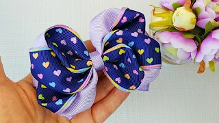 How to make little girl Hair Bows - How to make boutique Hair Bows - Hair Bow tutorial 🎀🎀🎀 - #14