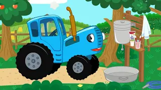 ЗУБКИ - Синий Трактор - Новая песенка мультик для детей малышей Чистим Зубы